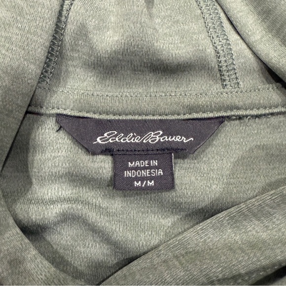 Eddie Bauer Green Pullover Hooded Long Sleeve - Picture 5 of 11